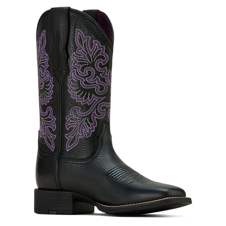 Ariat Round Up Wide Square Toe StretchFit Westernlaars dames