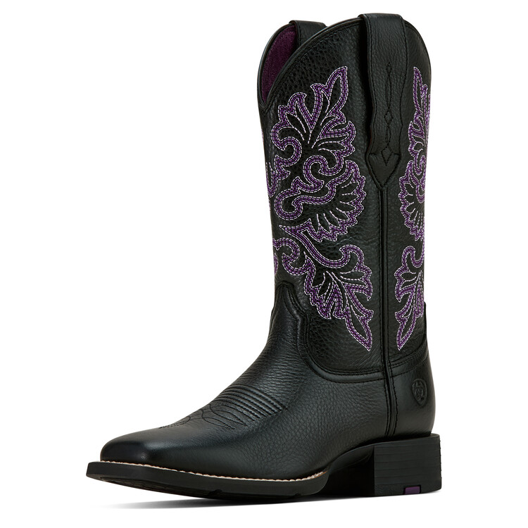 Ariat Round Up Wide Square Toe StretchFit Westernlaars dames
