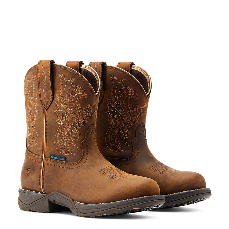 Ariat Anthem Round Toe Shortie Waterproof Westernlaars dames