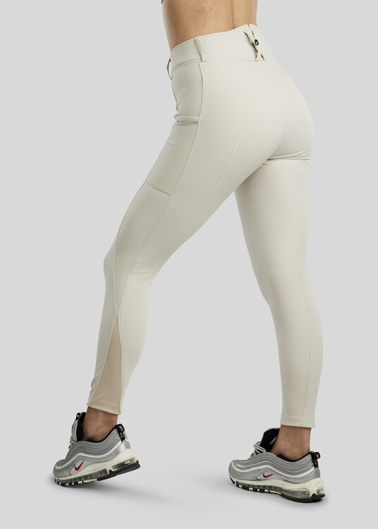 Montar Rijbroek Highwaist MoMaggie Gun Metal Crystal FullGrip