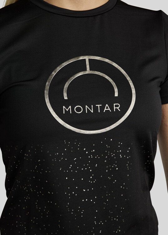 Montar T-shirt MoSillie Gun Metal Logo