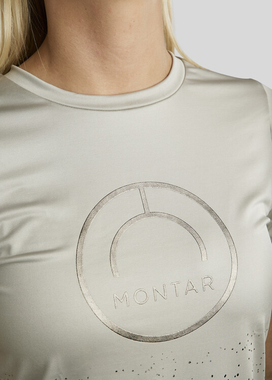 Montar T-shirt MoSillie Gun Metal Logo