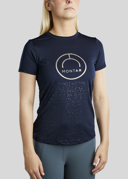 Montar T-shirt MoSillie Gun Metal Logo