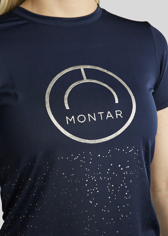 Montar T-shirt MoSillie Gun Metal Logo