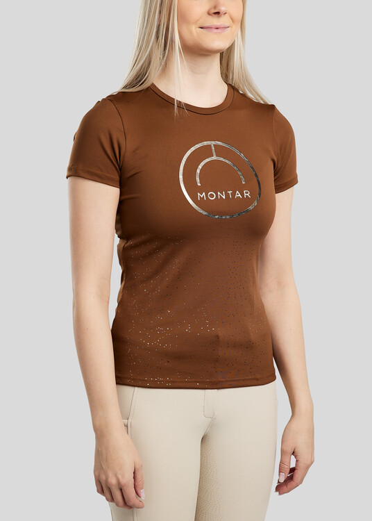 Montar T-shirt MoSillie Gun Metal Logo