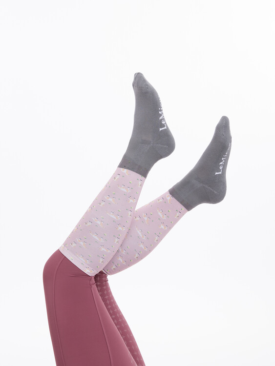 LeMieux Footsie Socks Lemon