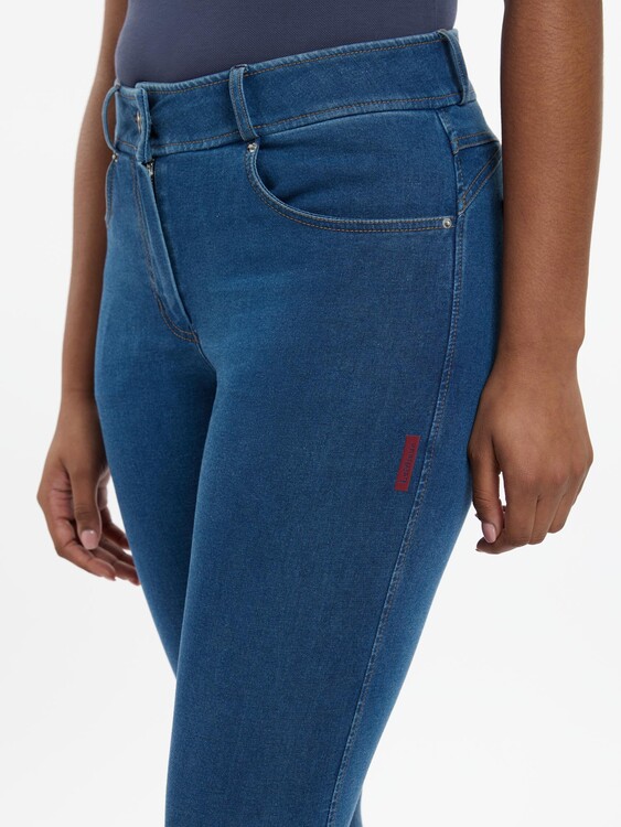 LeMieux Dolly Denim Damesrijbroek FullGrip