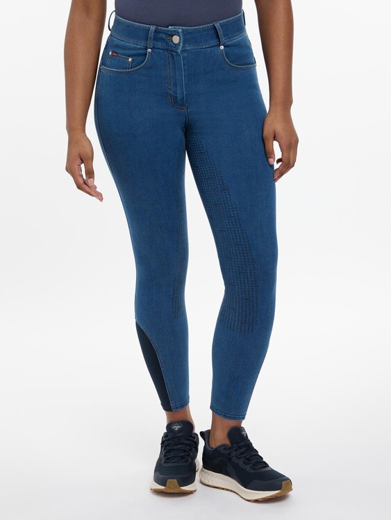 LeMieux Dolly Denim Damesrijbroek FullGrip