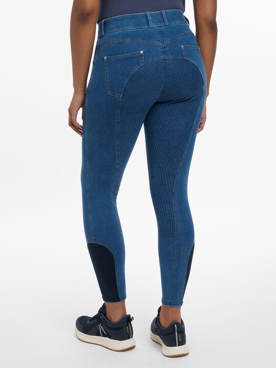 LeMieux Dolly Denim Damesrijbroek FullGrip