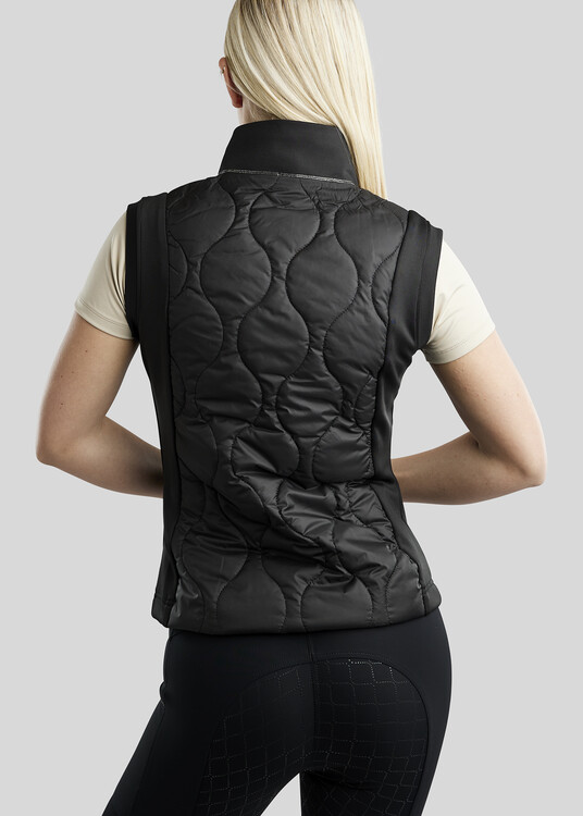 Montar Bodywarmer MoMary Gun Metal Crystals
