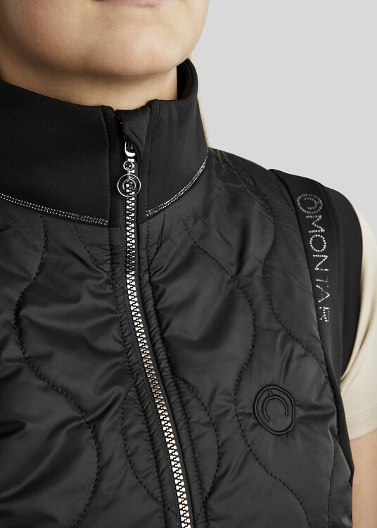 Montar Bodywarmer MoMary Gun Metal Crystals