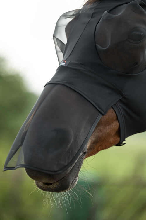 HKM Vliegenmasker Elastic met neusflap