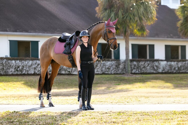 LeMieux Zadeldek Essence Soft-Shell Eurojump
