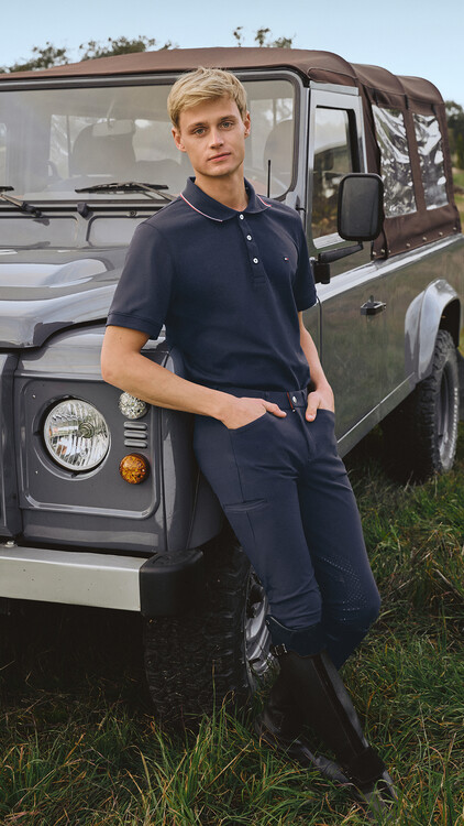 Tommy Hilfiger Harrison Pique Heren Poloshirt 