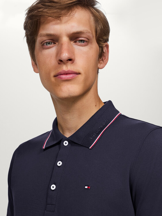 Tommy Hilfiger Harrison Pique Heren Poloshirt 
