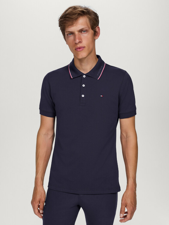 Tommy Hilfiger Harrison Pique Heren Poloshirt 