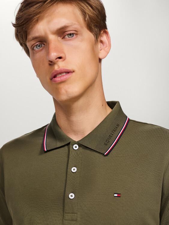 Tommy Hilfiger Harrison Pique Heren Poloshirt 