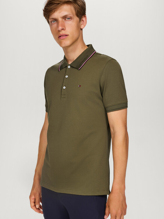Tommy Hilfiger Harrison Pique Heren Poloshirt 