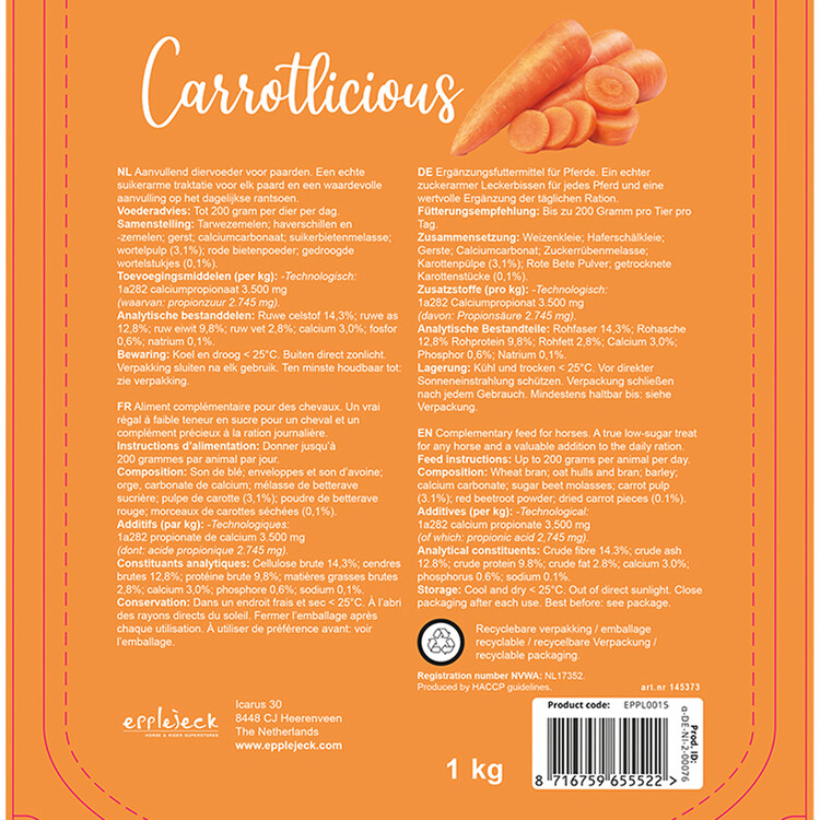 EJ Paardensnoepjes Carrotlicious