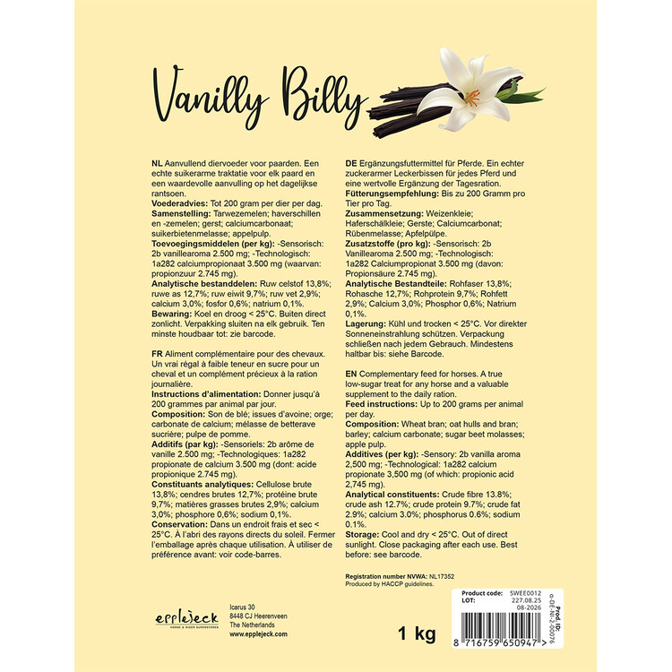 EJ Paardensnoepjes Vanilly Billy