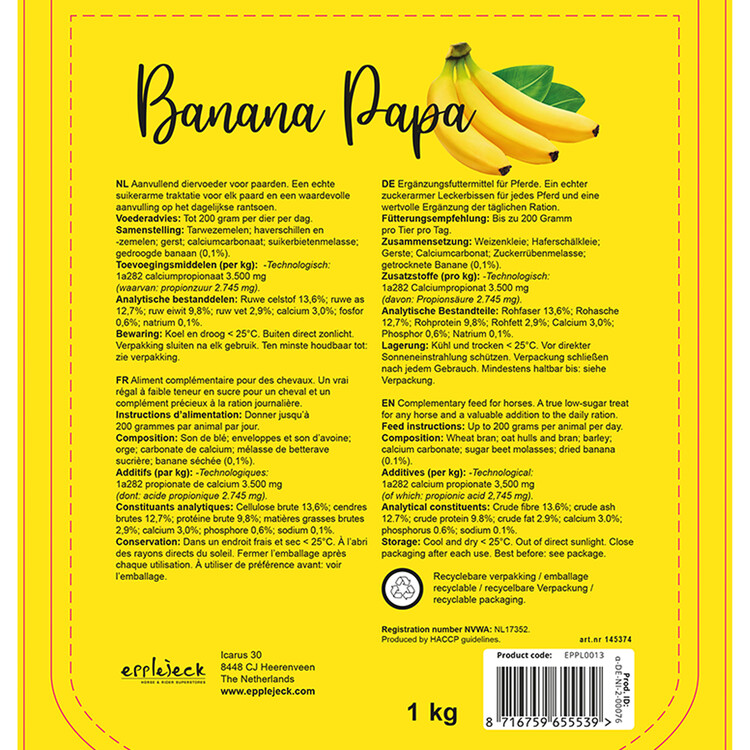 EJ Paardensnoepjes Banana Papa