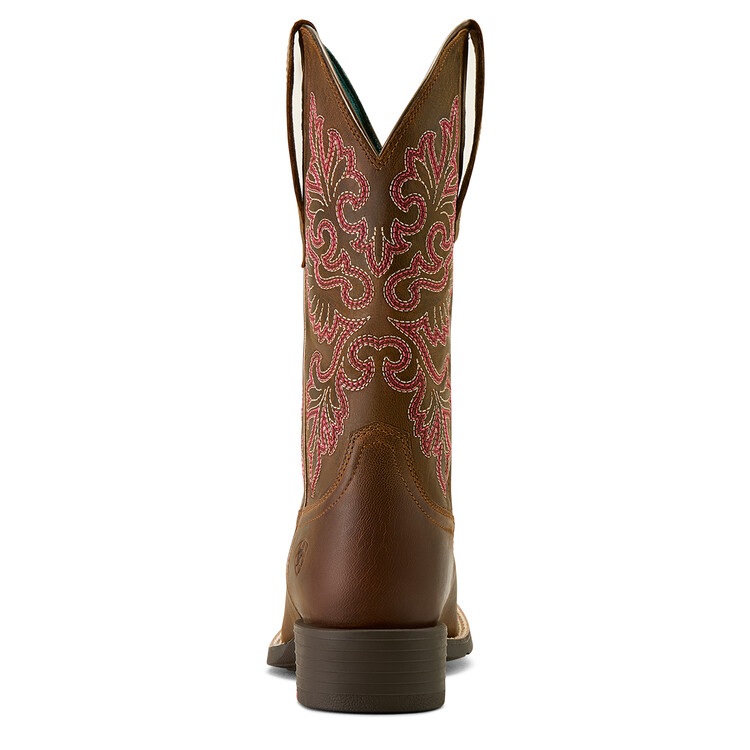 Ariat Round Up Wide Square Toe StretchFit Westernlaars dames