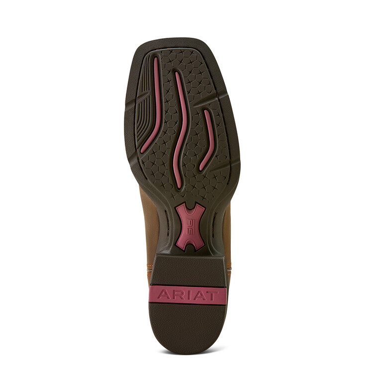 Ariat Round Up Wide Square Toe StretchFit Westernlaars dames