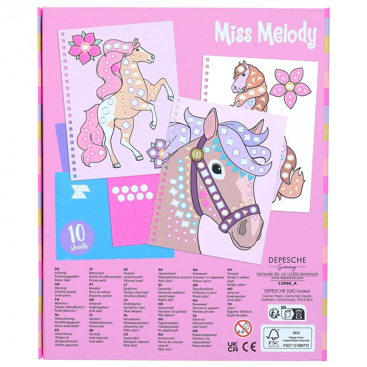 Stickerboek Miss Melody Sticker Your Picture