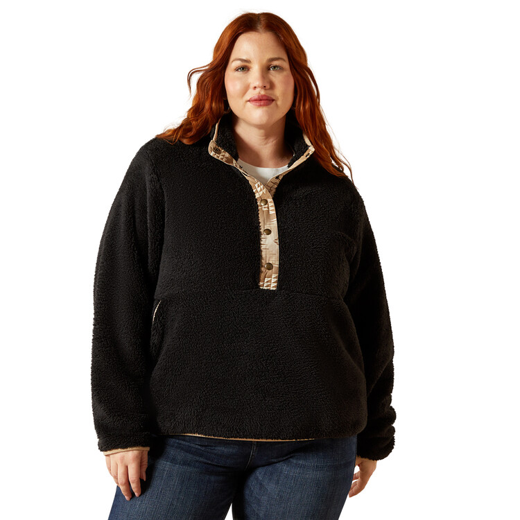 Ariat Berber Snap Front Sweatshirt Dames