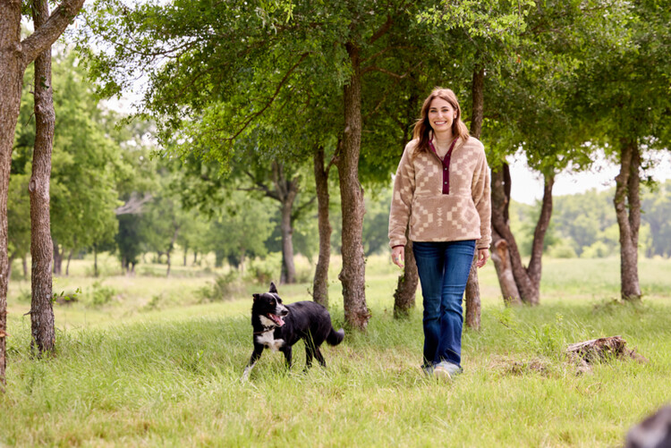 Ariat Berber Snap Front Sweatshirt Dames