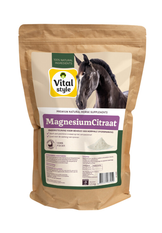 VITALstyle Magnesiumcitraat paard 1,5kg
