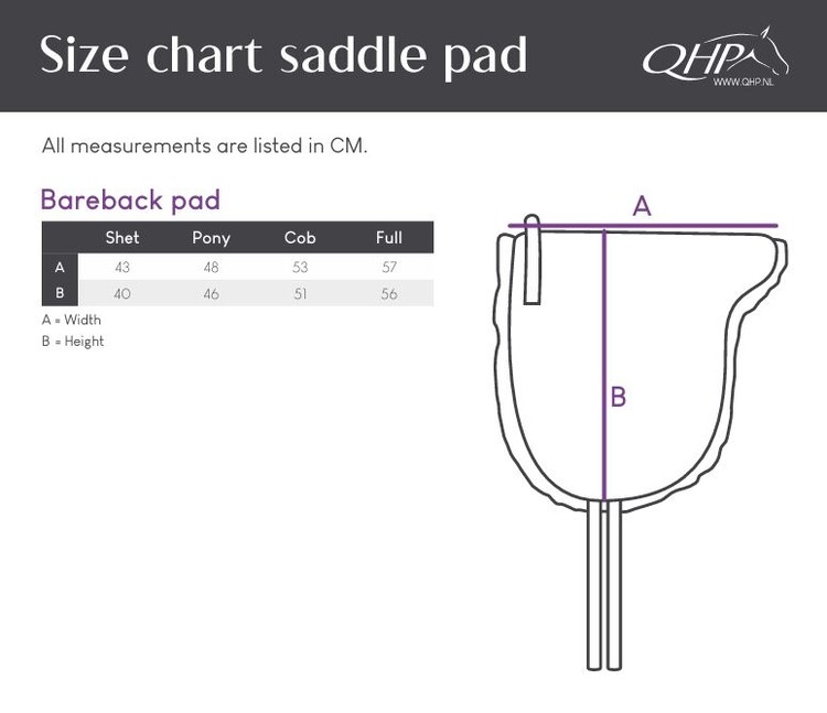 QHP Bareback pad super soft