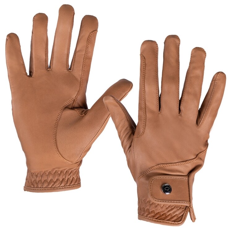 QHP Rijhandschoen Leather Pro