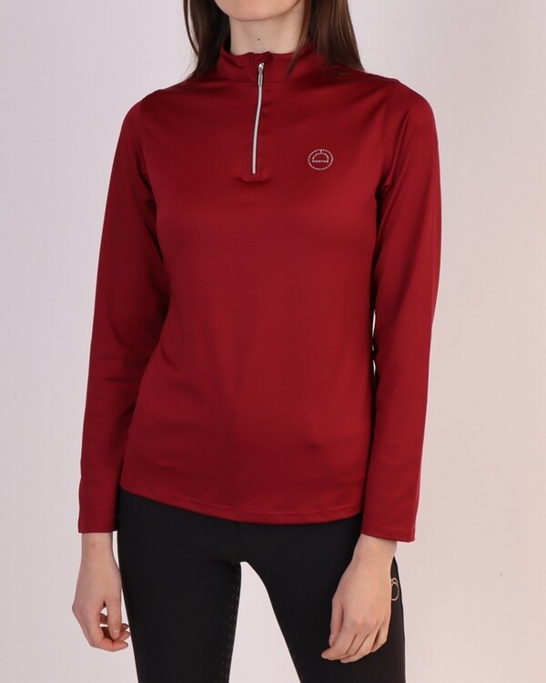 Montar Everly Polo Longsleeve Crystal Logo