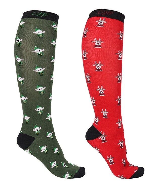 QHP Kniekousen Kerst (2-pack)