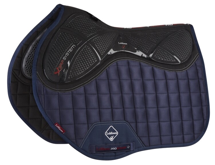 LeMieux Zadeldek X-Grip Twin Sided EuroJump Square