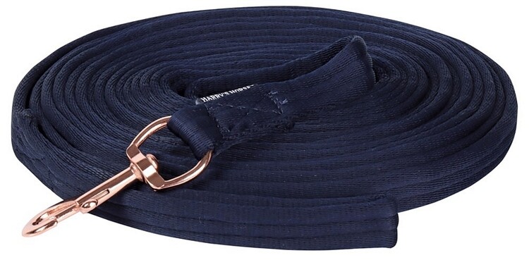 Harry's Horse Longeerlijn Soft Rosegold 8m