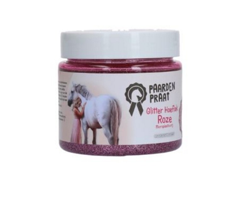 Paardenpraat Glitter Hoeflak m/kwastje