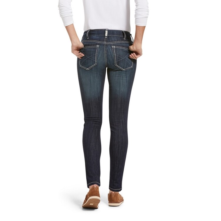 Ariat Womens REAL Mid Rise Skinny Ella Jeans