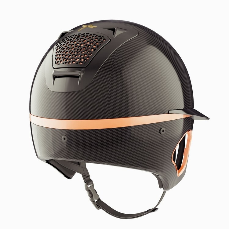 Freejump Veiligheidshelm Voronoi Carbon Temple Protection Glossy