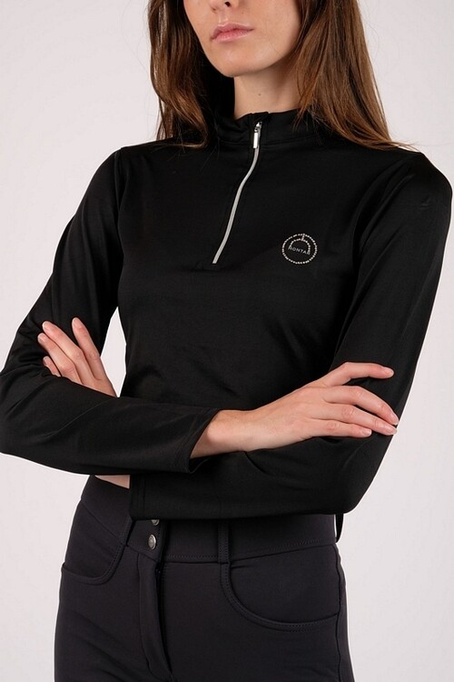 Montar Everly Polo Longsleeve Crystal Logo