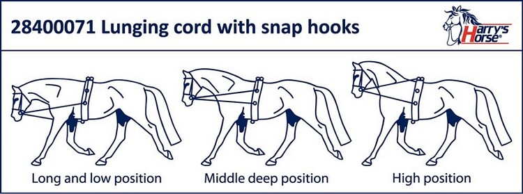 Harry's Horse Longeerkoord met musketons