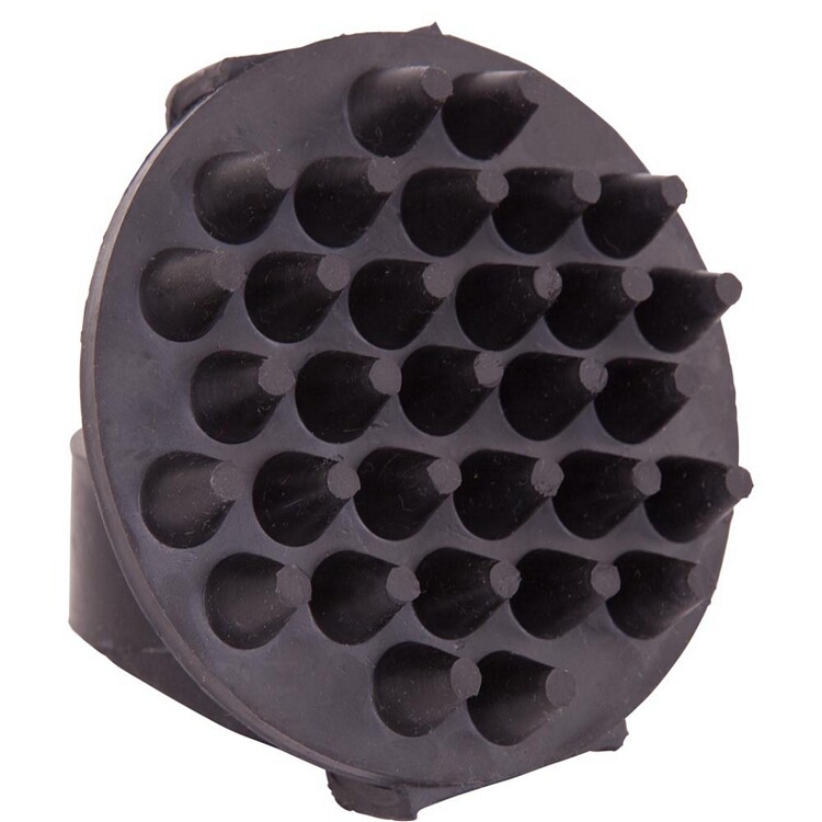Premiere Rubberen ros/massageborstel
