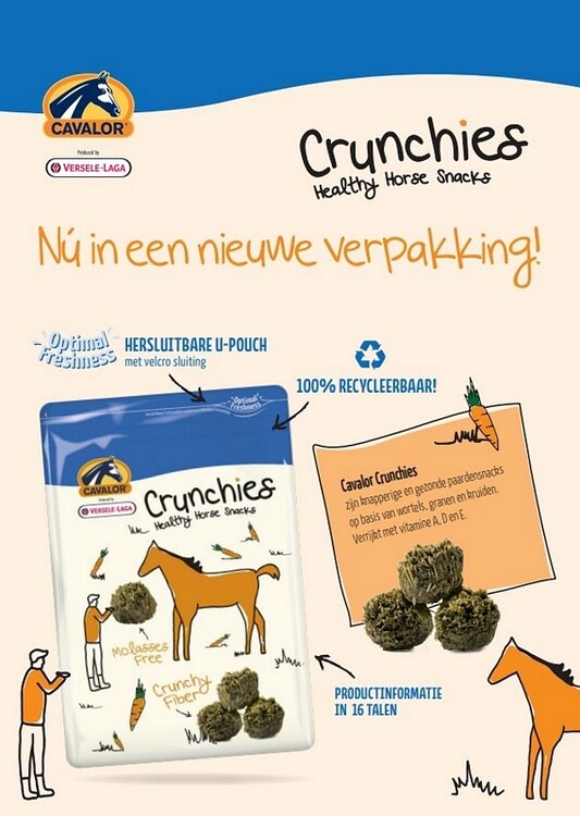 Cavalor Crunchies Paardensnoepjes 1.5kg