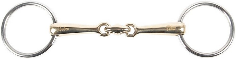 Harry's Horse Onderlegtrens gold brass oval link 16mm