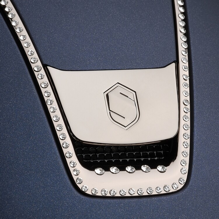 Samshield 2.0 Shadowmatt veiligheidscap Full Swarovski