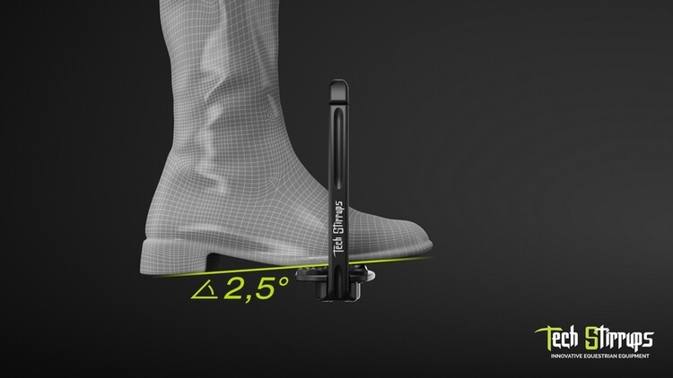 Tech Stirrups Venice Dressage Sloped veiligheidsstijgbeugel