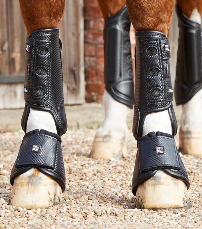 Premier Equine Carbon Tech Aircooled Eventing beschermers Voorbeen