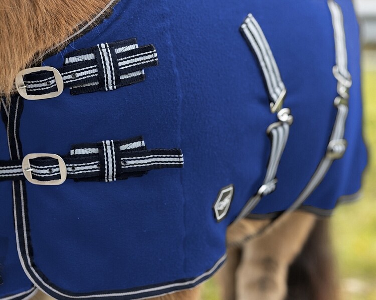 QHP Shetland Fleecedeken met singels