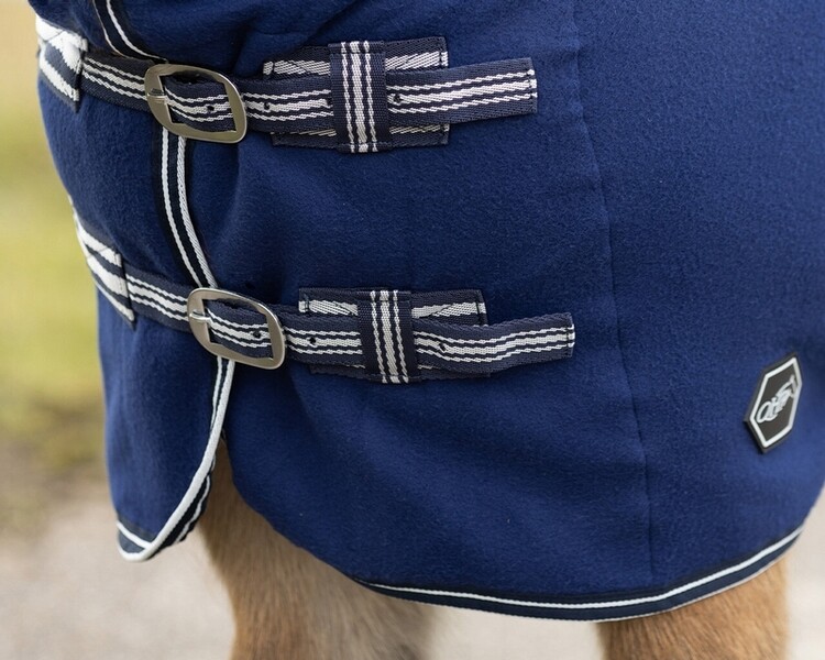 QHP Shetland Fleecedeken met hals